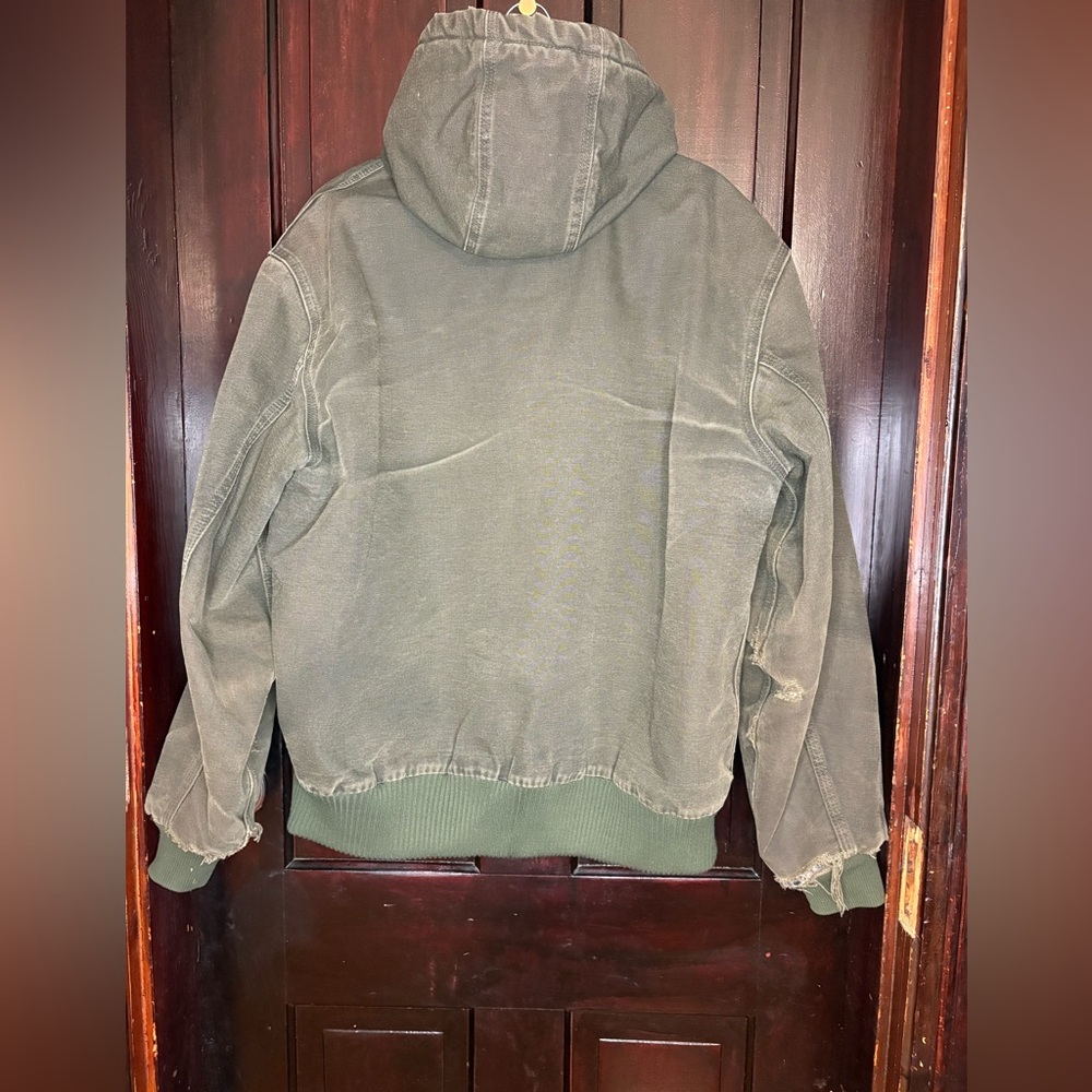 Carhartt Olive Green Hooded Jacket - Picture 6 of 6